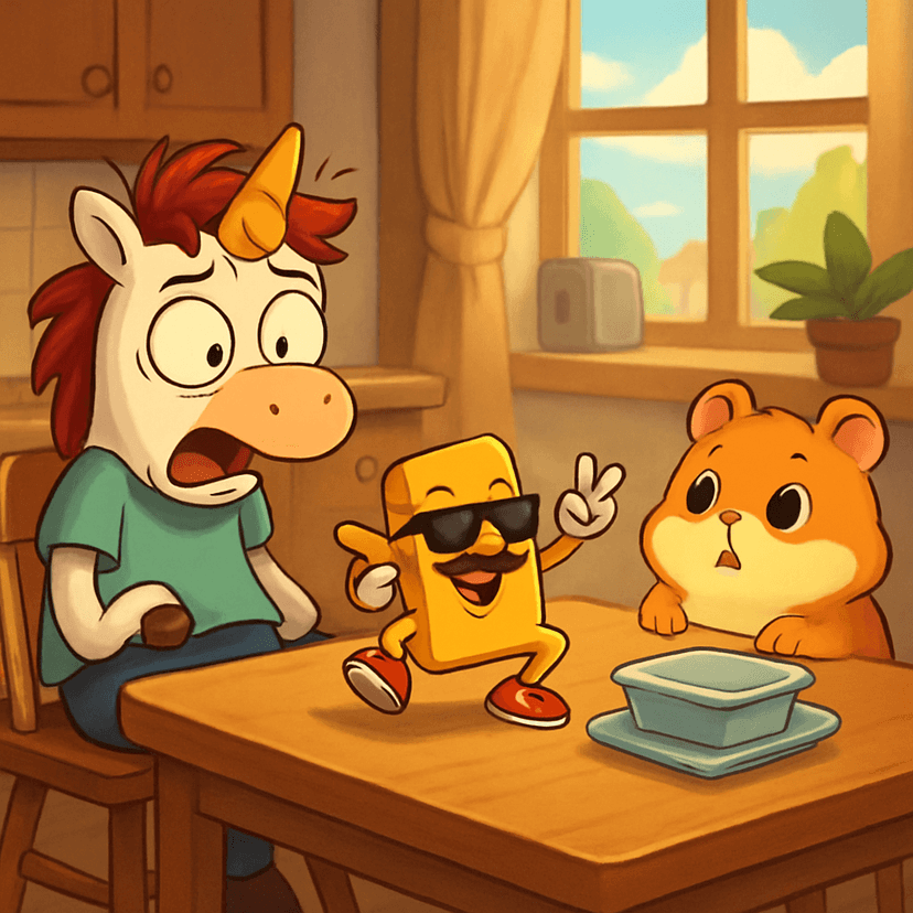 Grumpycorn and the Day the Butter Started Breakdancing